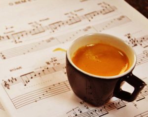 コーヒーと楽譜